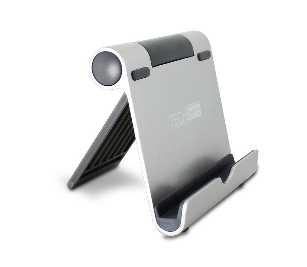 TechMatte Mini Multi-Angle Aluminum Stand/Holder for Tablets & Smartphones
