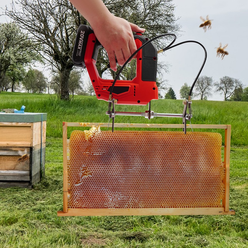 Portable Electric Bee Shaker Bee Remover Handheld Beehive Frame Shaking Machine