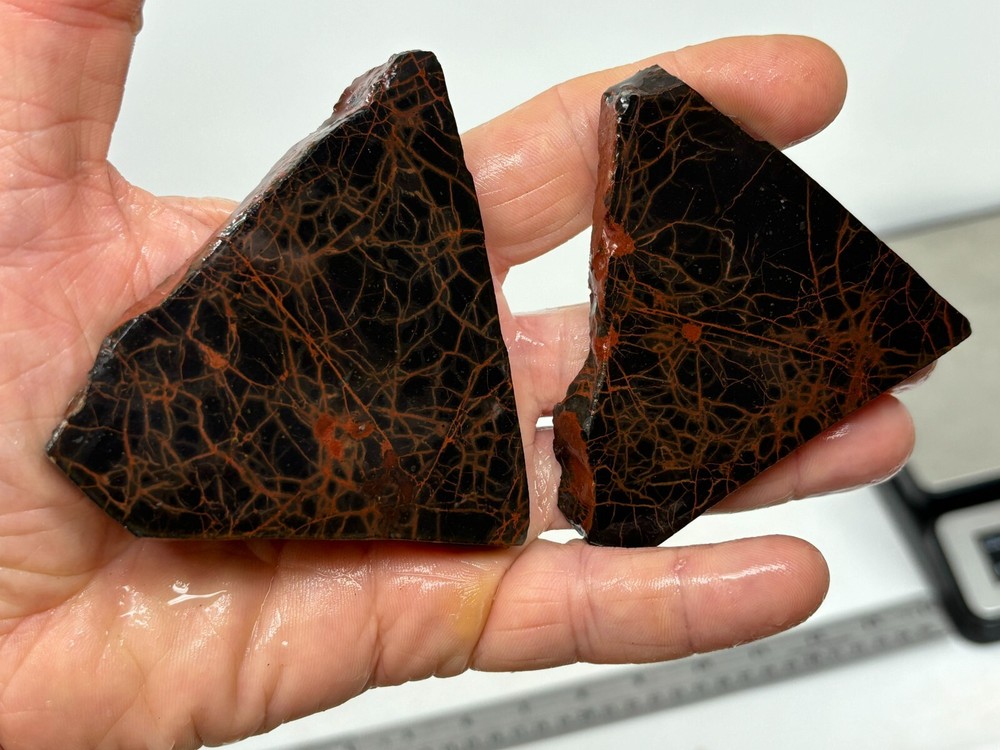 Spiderman Jasper slabs Cabbing Lapidary Combo Ship Avail Oregon