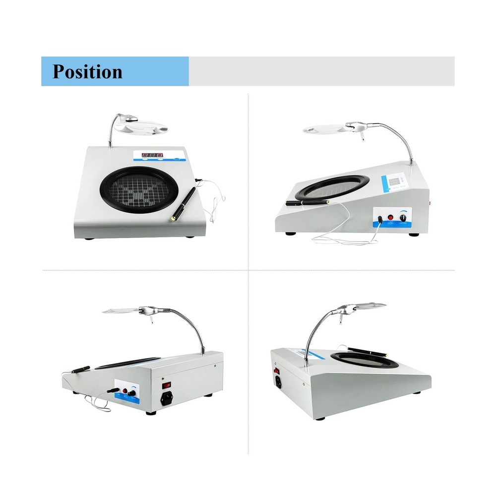 110V Microbial Bacterial Colony Counter Bacterial Quantity Counting Tester