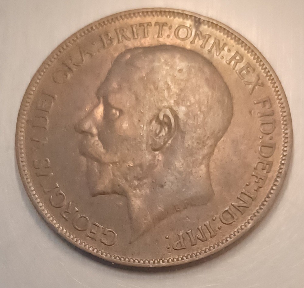 1921 British One Penny