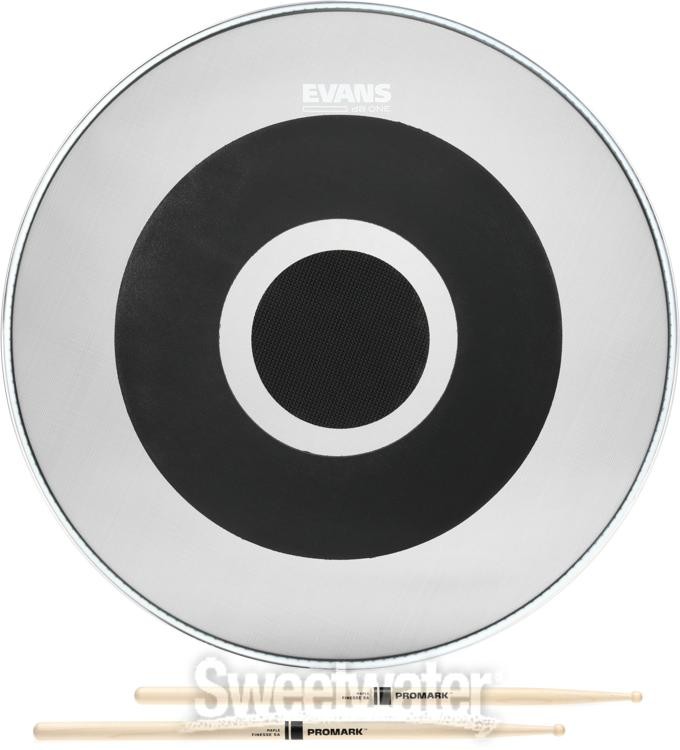 Evans dB One Low Volume Cymbal and Drumhead Set