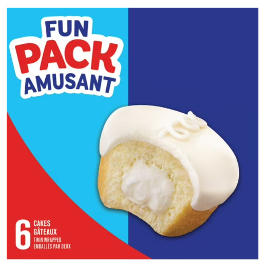 Hostess Vanilla Cupcakes, 206g (4 Pack)