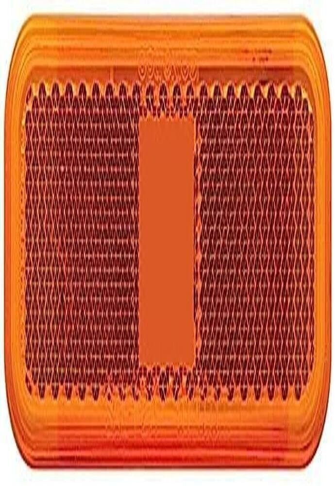 Optronics A-44ABP Amber Replacement Lens for Rectangular Marker/Clearance Light