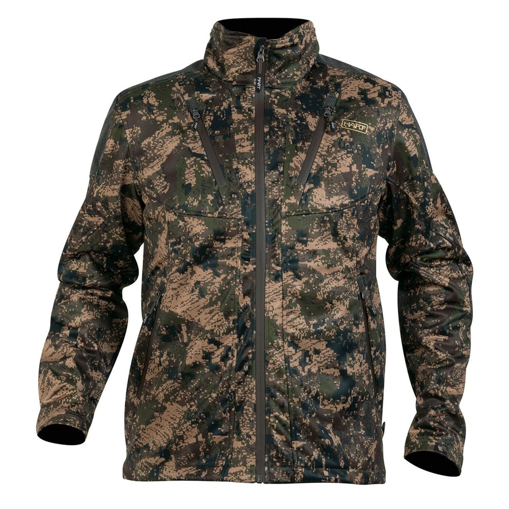 Hart Softshell Jacket Landbro-S Pixel Forest - XHLRCB - Windtech Membrane