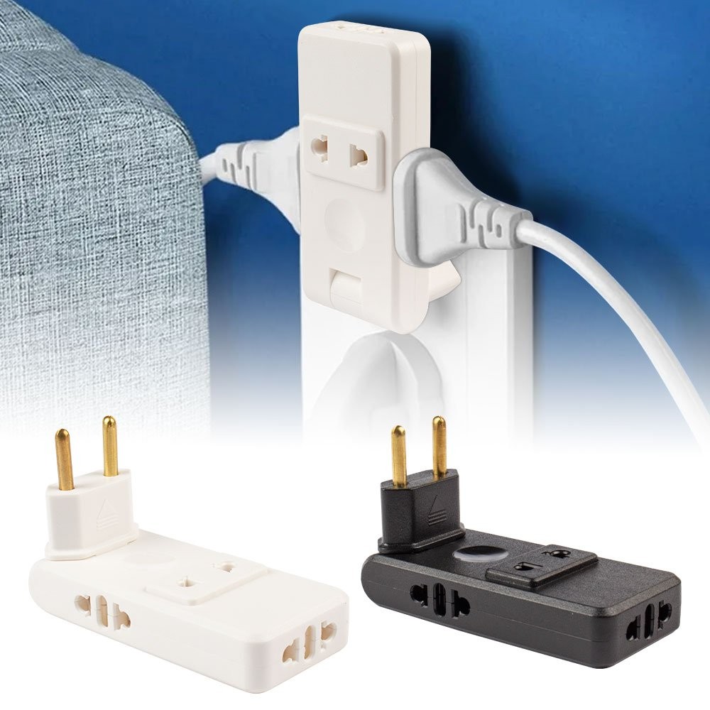 4 in 1 EU Plug Electrical Socket 180 Degree RDYation Plug Adapter Extension PrTL