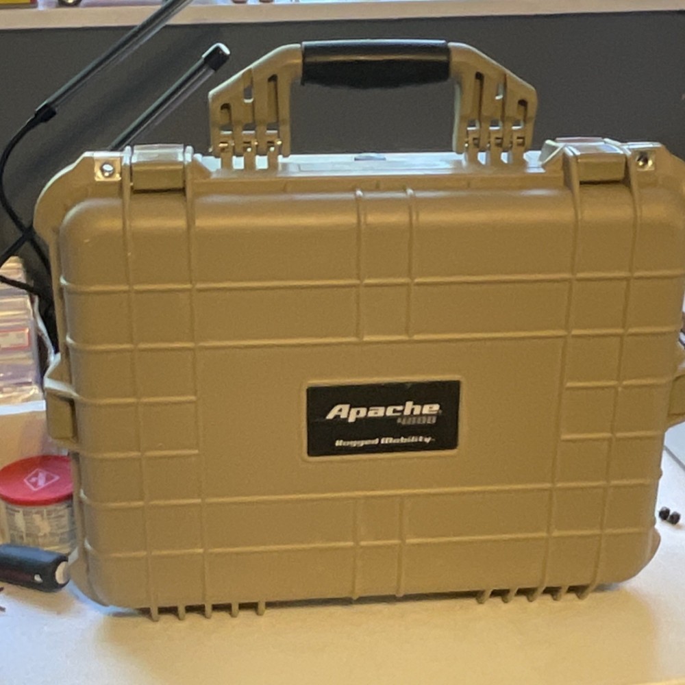 Apache 4800 Waterproof Dust Proof Hard Plastic Pistol Case Beige