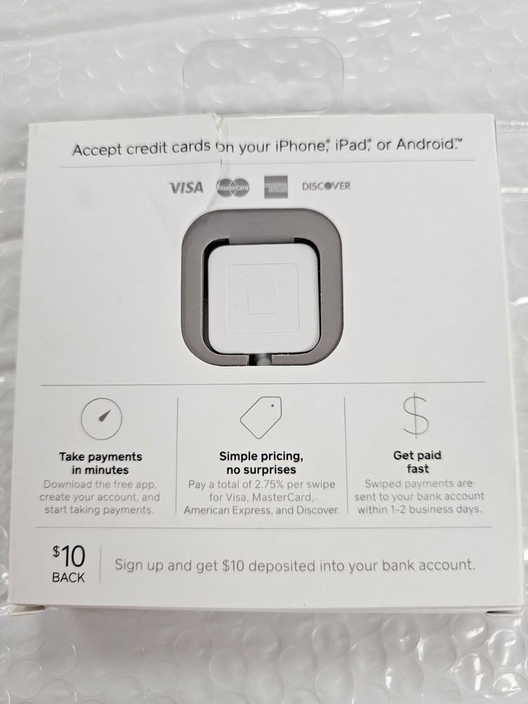 Square A-PKG-0157 Card Reader for iPhone iPad and Android