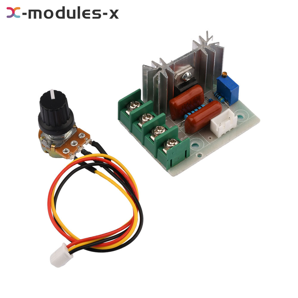 AC50-220V 2000W Voltage Regulator Module Motor Speed Controller Light Dimmer Kit