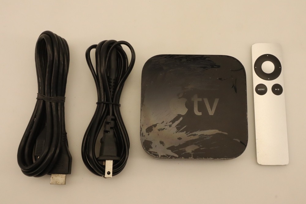 Apple TV 3rd Generation A1469 + Remote & Power Cable