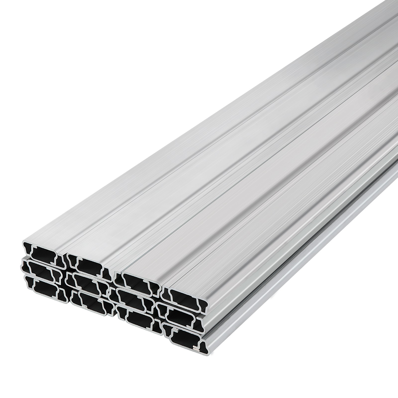 VEVOR Greenhouse Wiggle Wire &Aluminum Alloy Spring Lock U-Channel 6.56ft 40PCS