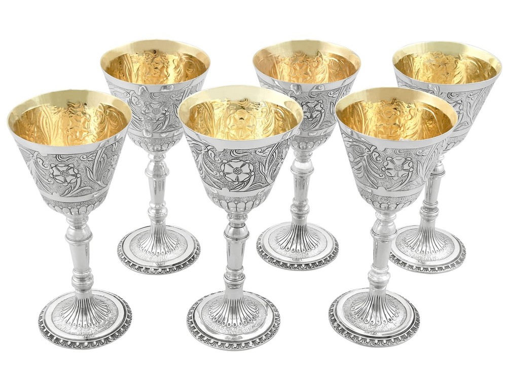 Vintage Sterling Silver Goblets (1969)