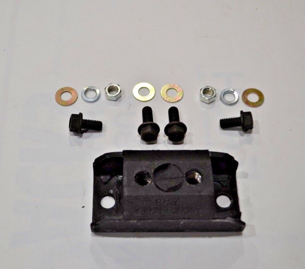 Turbo 350 Transmission Mount Rubber HARDWARE Included TH350 TH-350 bolts include