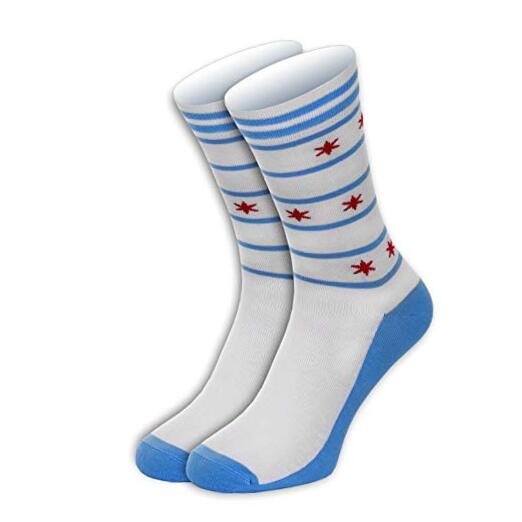 City-Themed Socks (US, Numeric, 8, 11, Regular, Regular, Chicago)