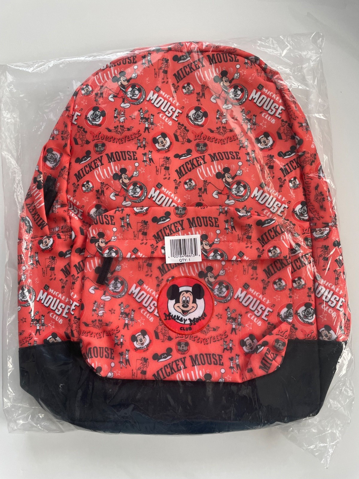 DISNEY PARKS MICKEY MOUSE CLUB FULL SIZE BACKPACK BNWT