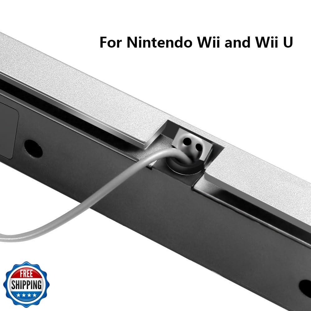 Aokin Sensor Bar for Wii, Replacement Wired Infrared Ray Sensor Bar for Ninte