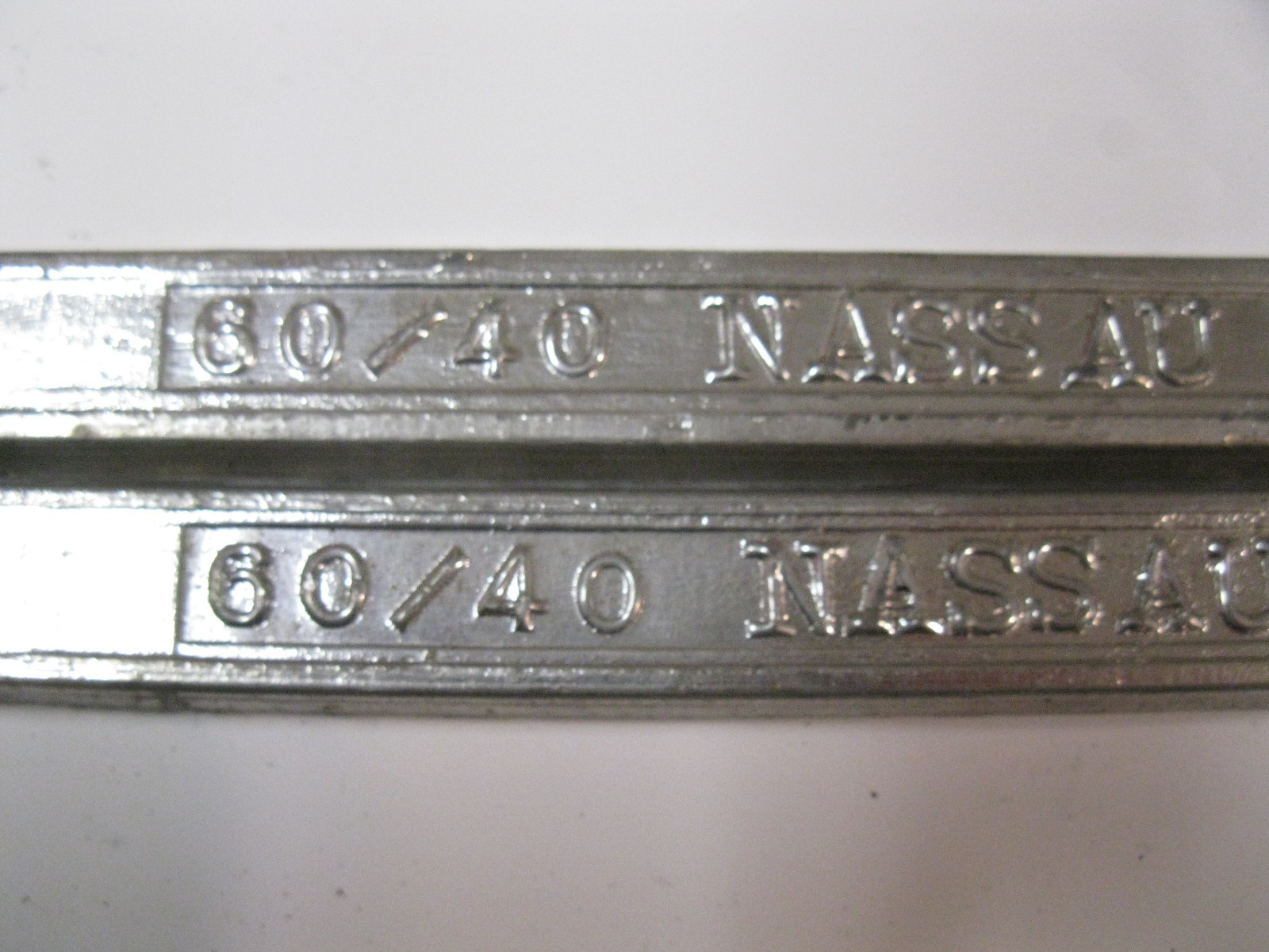 60/40 TIN LEAD SOLDER BARS (2)