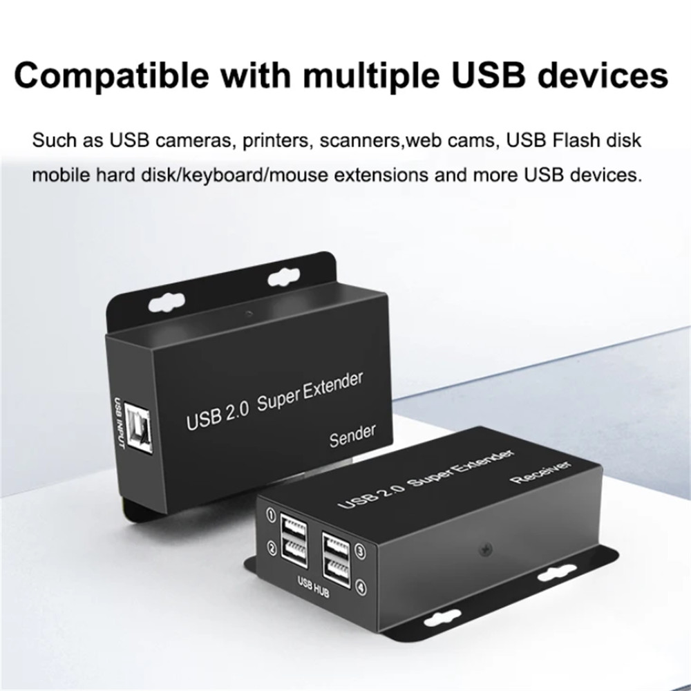 50M USB2.0 Network Cable Extender Over Ethernet Rj45 Cat5e/6/7 Cable Sender