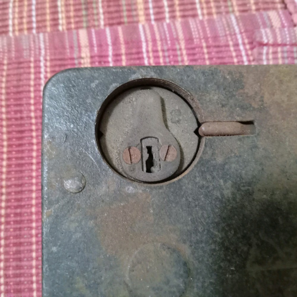 Antique Sargent Push Button Mortise Lock No Key