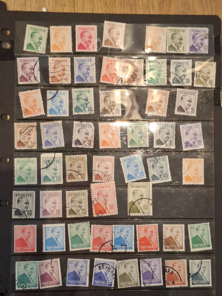 TURKEY - Selection from the larger sets. 210+ All different. (RefR177)