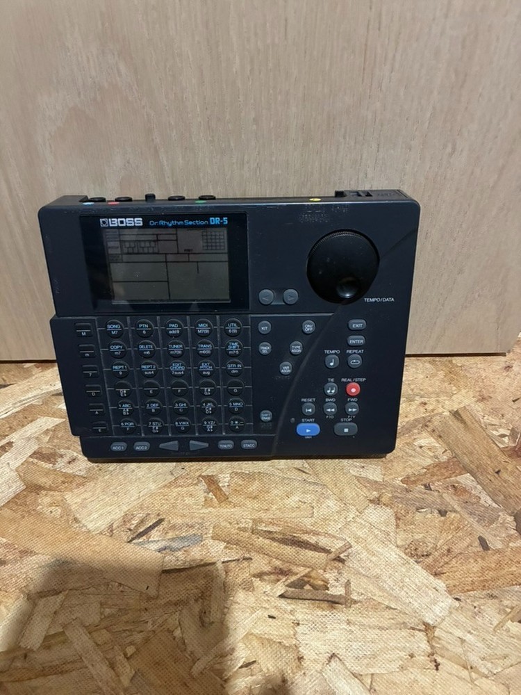 BOSS DR-5 Dr. Rhythm Section Drum Machine Sequencer no AC adapter
