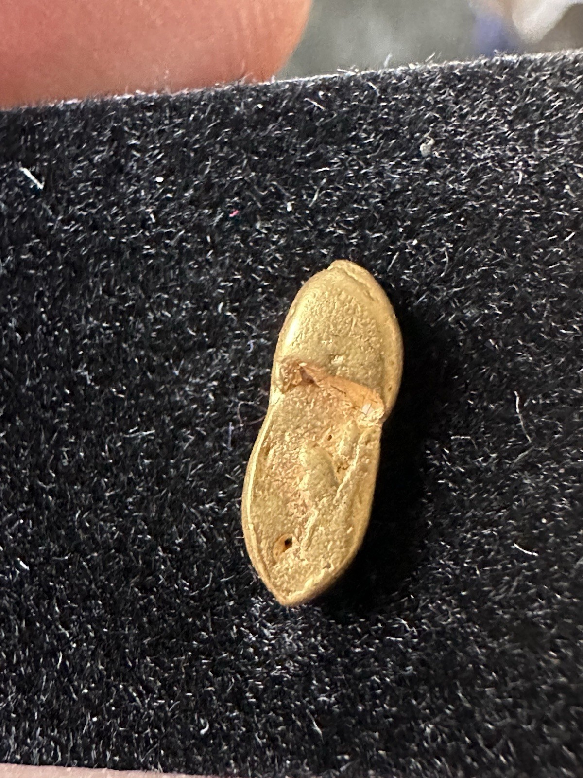 Gold nugget from Papua New Guinea, 0.702 grams