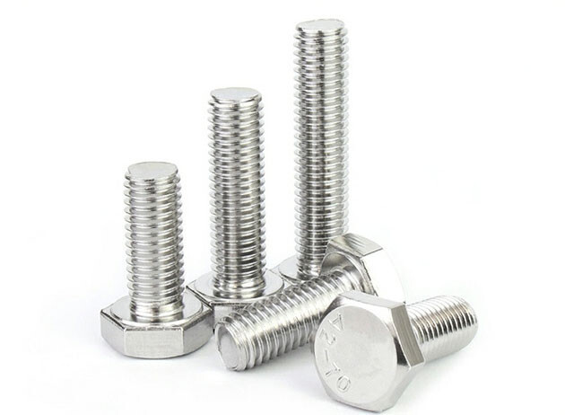M9x1 / M9x1.25 304 Stainless Steel M9 Hexagon Head BoltsHex Head Screws Pitch