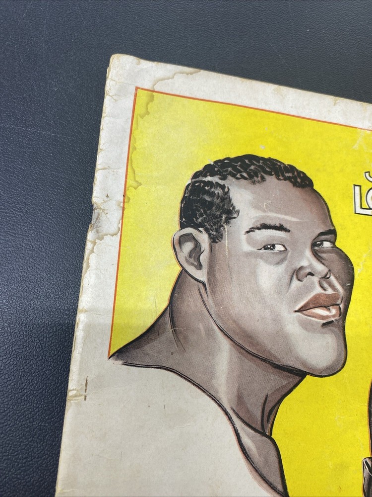 Joe Louis Vs Jersey Joe Walcott Boxing Program 1948
