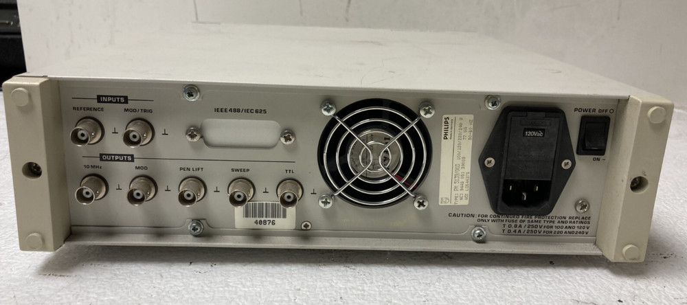 Philips PM 5139/003 Programmable Function Generator 0.1mHz - 20MHz For Parts