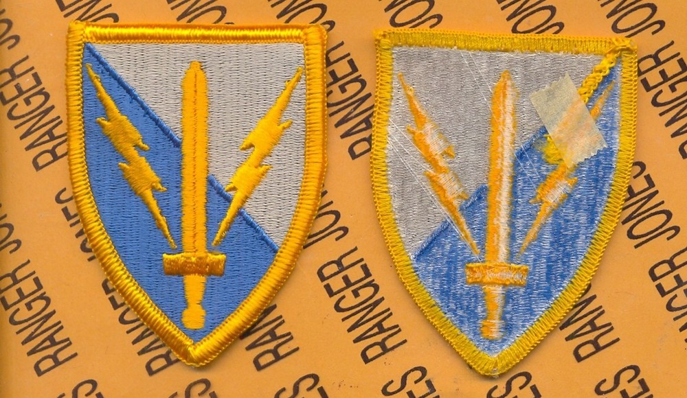 US Army 201st Military Intelligence Brigade MI dress uniform 3" patch m/e