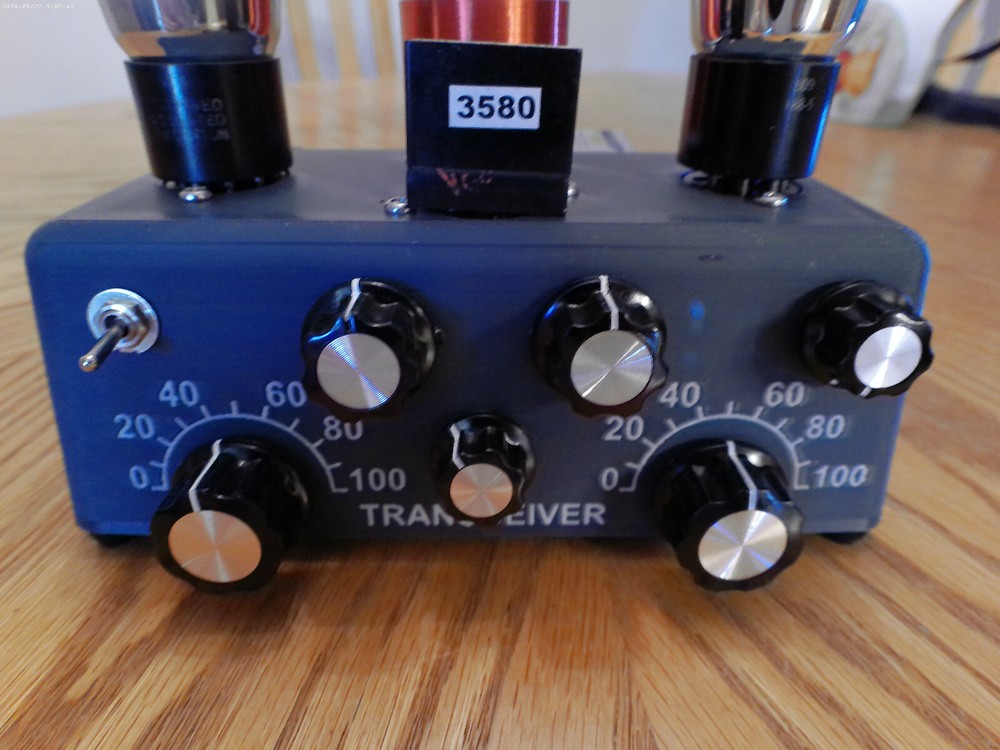 Schematic Only Dual 6G6 80/40M/30 METER CW QRP TRANSMITTER/REGEN RECEIVER