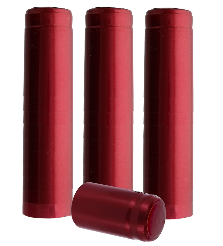 Home Brew Ohio Metallic Ruby Red PVC Shrink Capsules 30 count