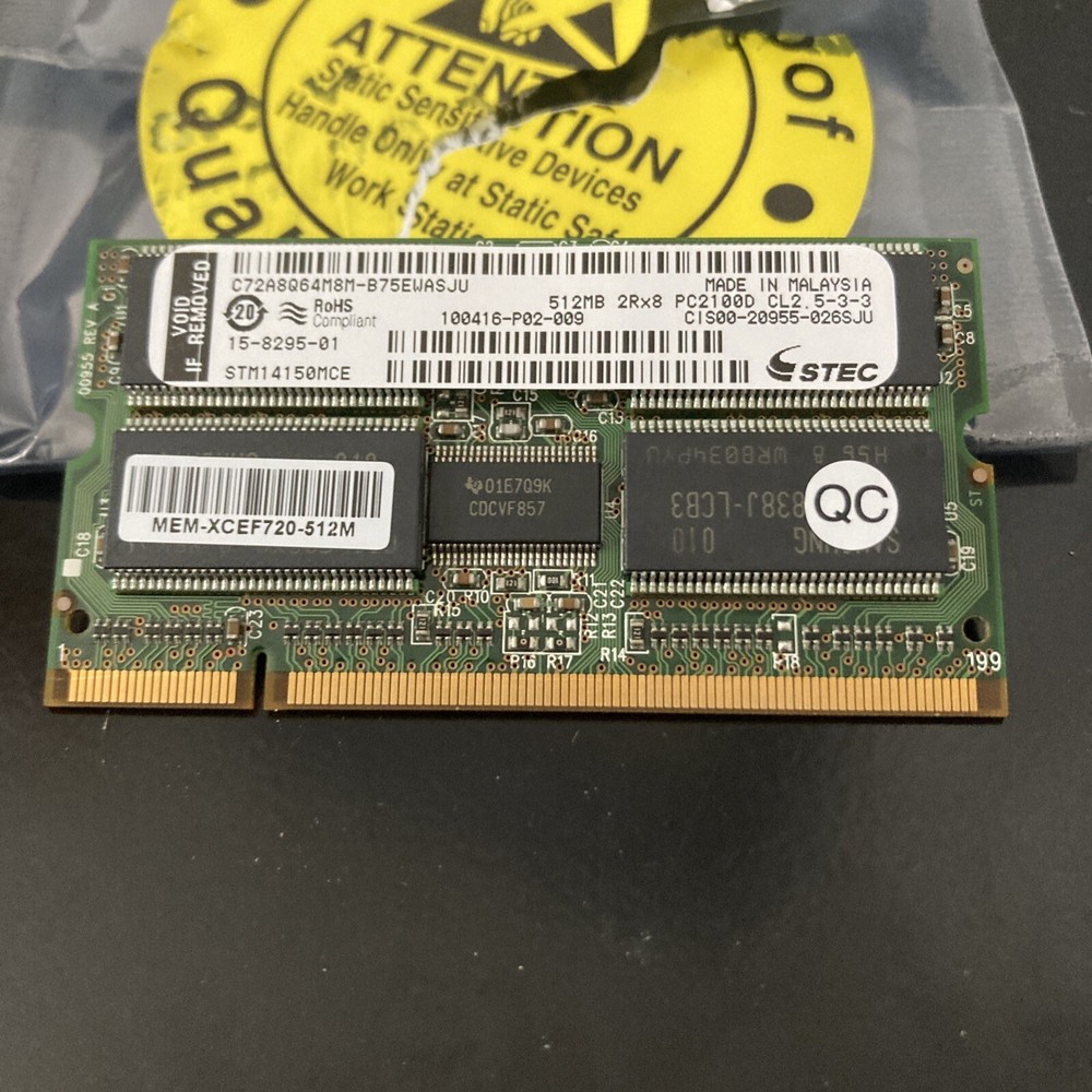 MEM-XCEF720-512M 512MB memory for Cisco DFC3A NEW STEC