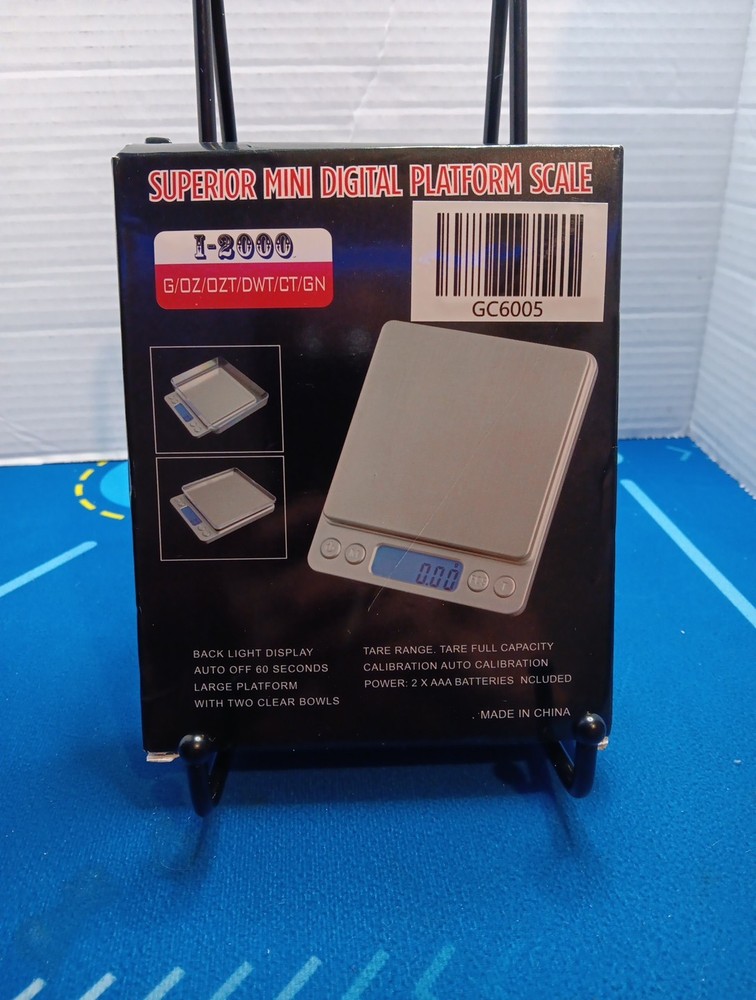 Superior Mini Digital Platform Scale Back Light Display Tare Function Auto Off