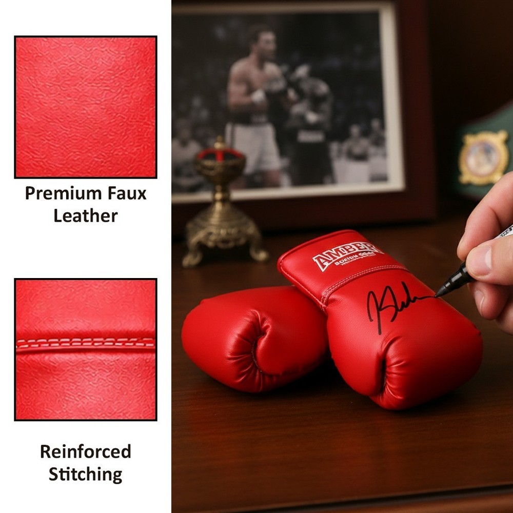 Amber Autograph Boxing Gloves Elevate Your Collection with Authenticity