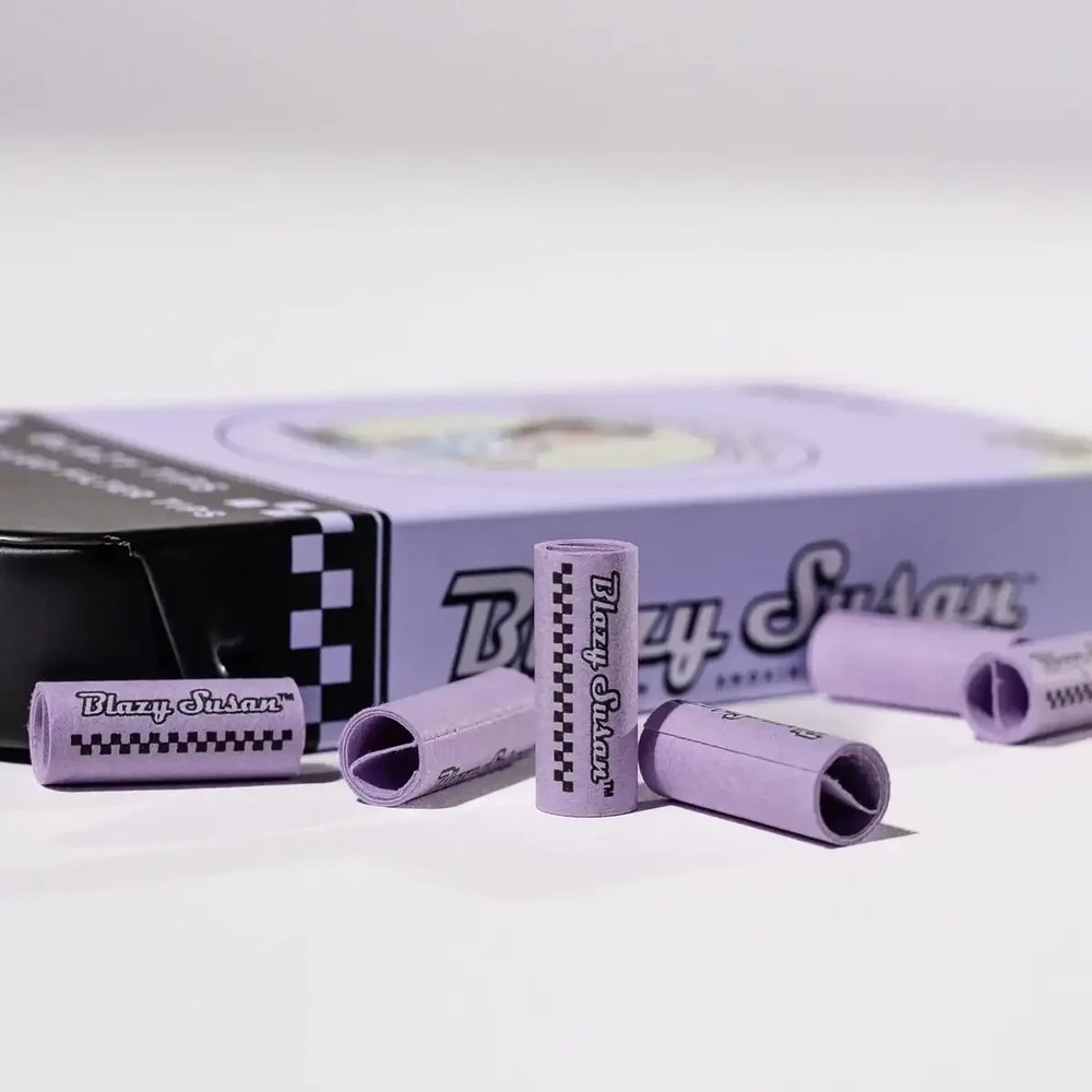 Blazy Susan Purple Pre Rolled Filter Tips 100ct
