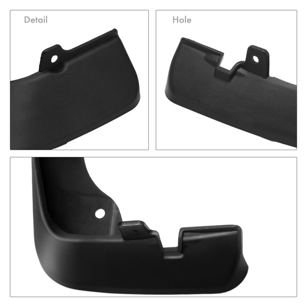 4Pcs Front & Rear Side Splash Guards Mud Flaps for Mazda 3 2014-2018 Hatchback