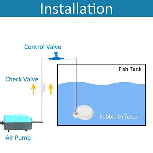 2 Inch Fine Bubble Air Diffuser Stone Disc for Air Pump Aquarium Fish Tank