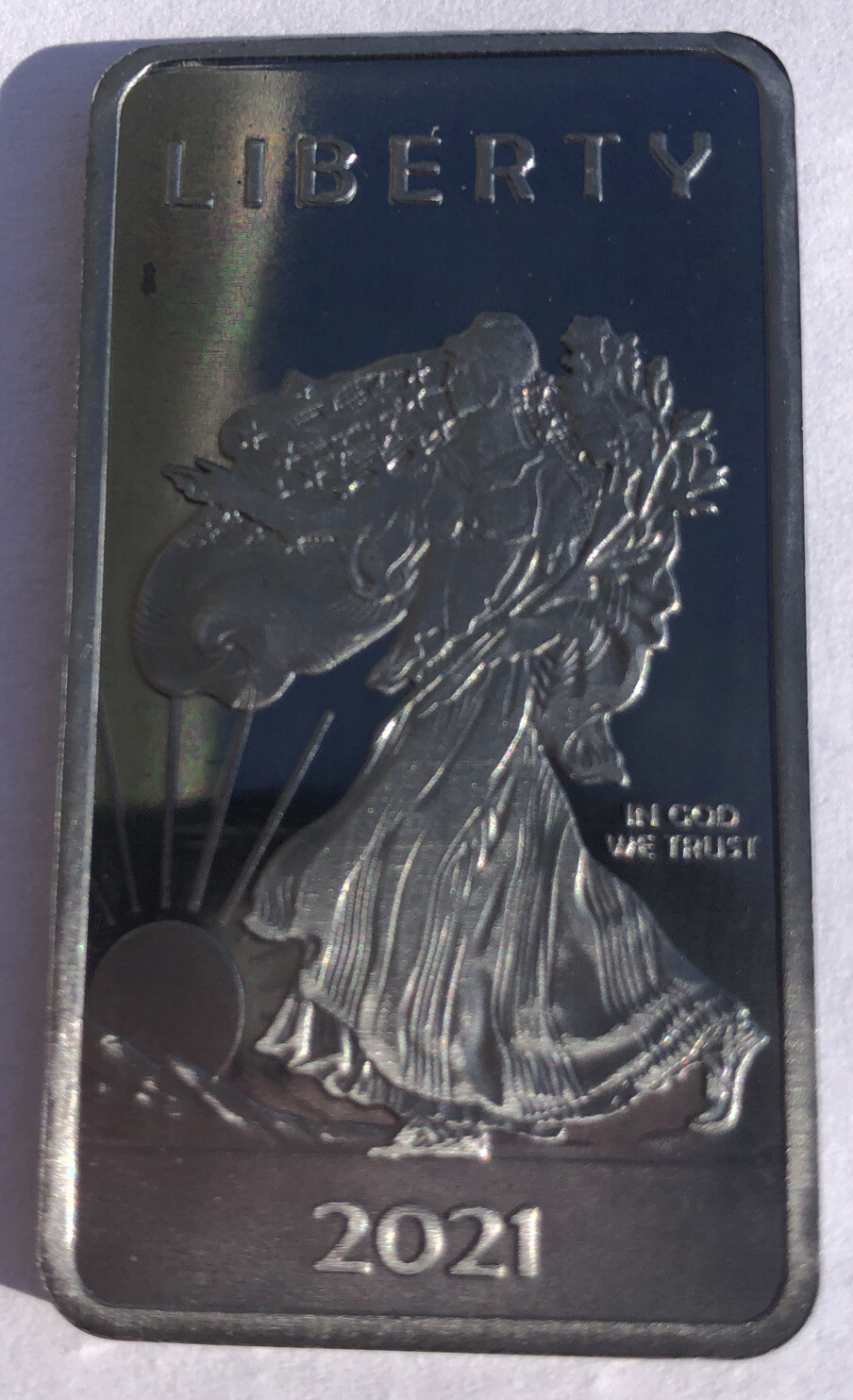 Rare 1 TROY OUNCE/OZ .999 Pure Molybdenum (Mo) Metal Walking Liberty Bar