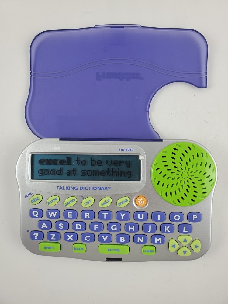 Franklin KID-1240 Talking Dictionary Spell Corrector Tested Works