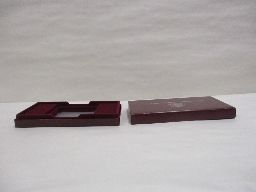 EMPTY BOX For Uncirculated 1988 US Olympic Silver Dollar Coin