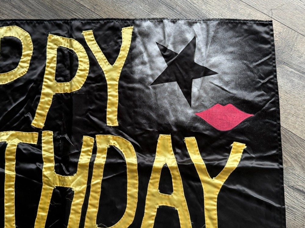 KISS Concert Banner Paul Stanley Birthday Reunion Tour Japan '97 Vintage Kiss