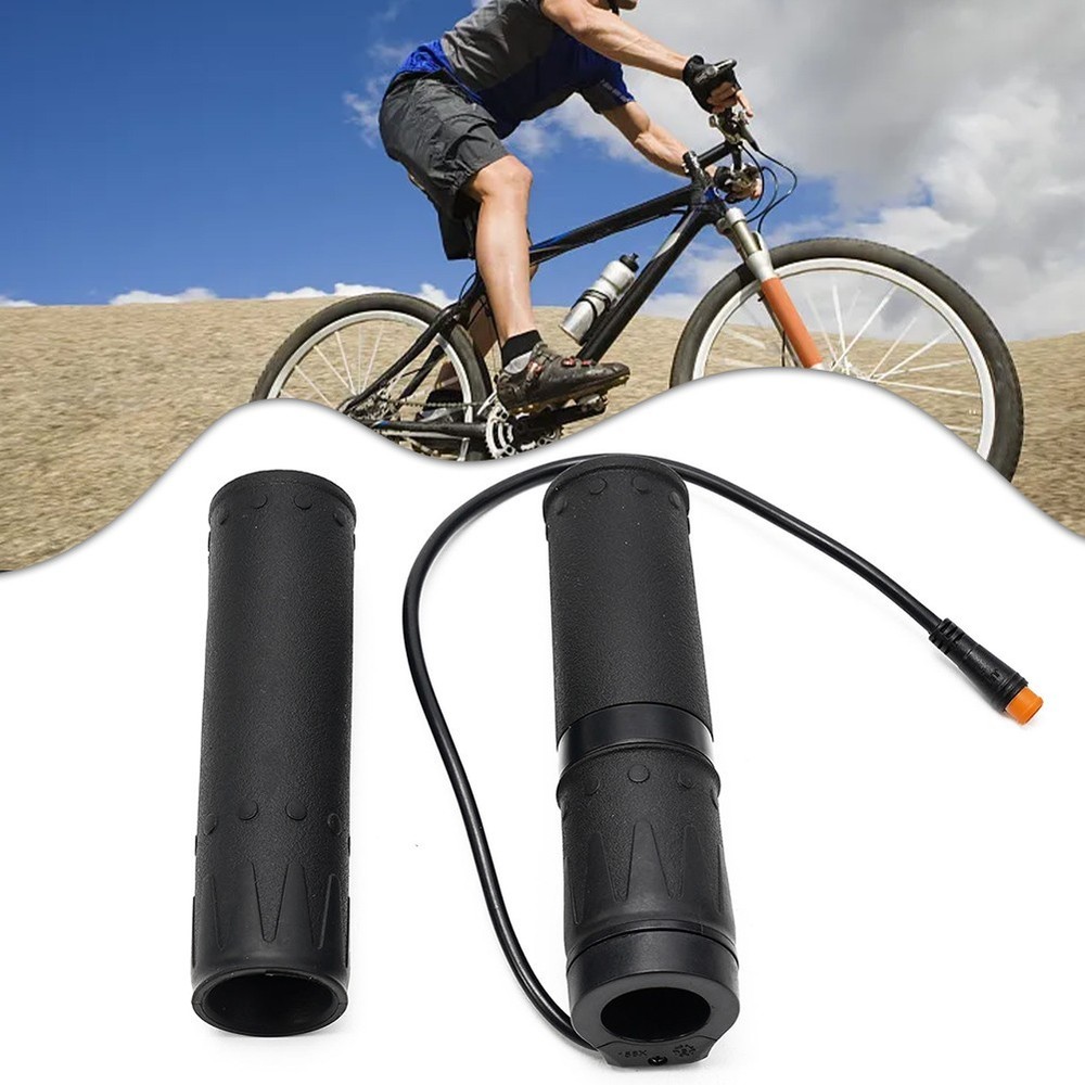 Replace Half Twisting Throttle Bicycle Black Electric Bike Replacement