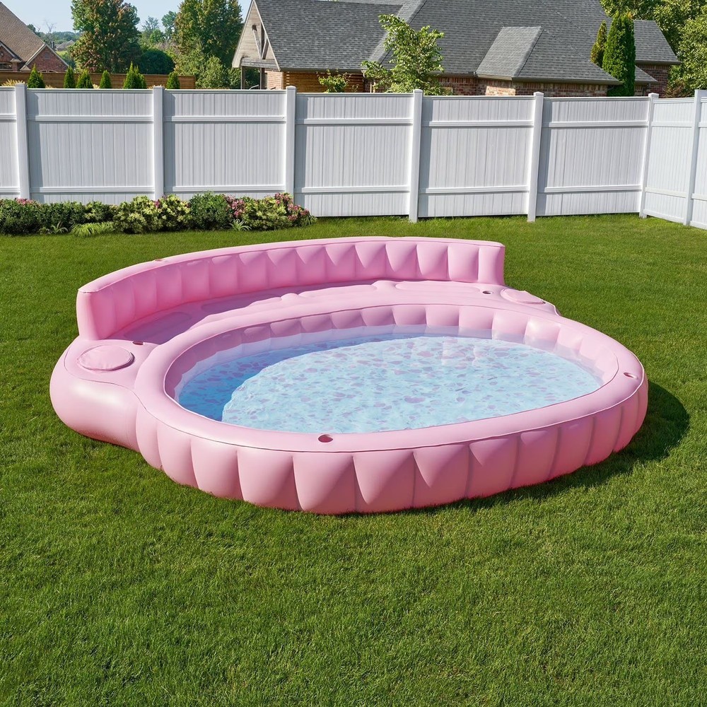 Oversized Inflatable Pool Sofa Lounge Float Multi Person Outdoor Water Couch