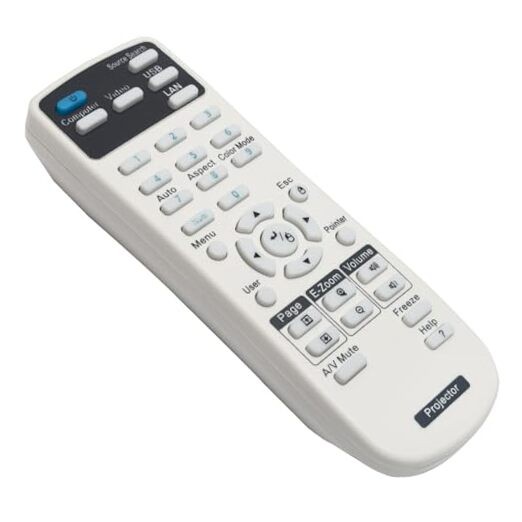 Replace Projector Remote Control fit for Epson Projector, Home Cinema,