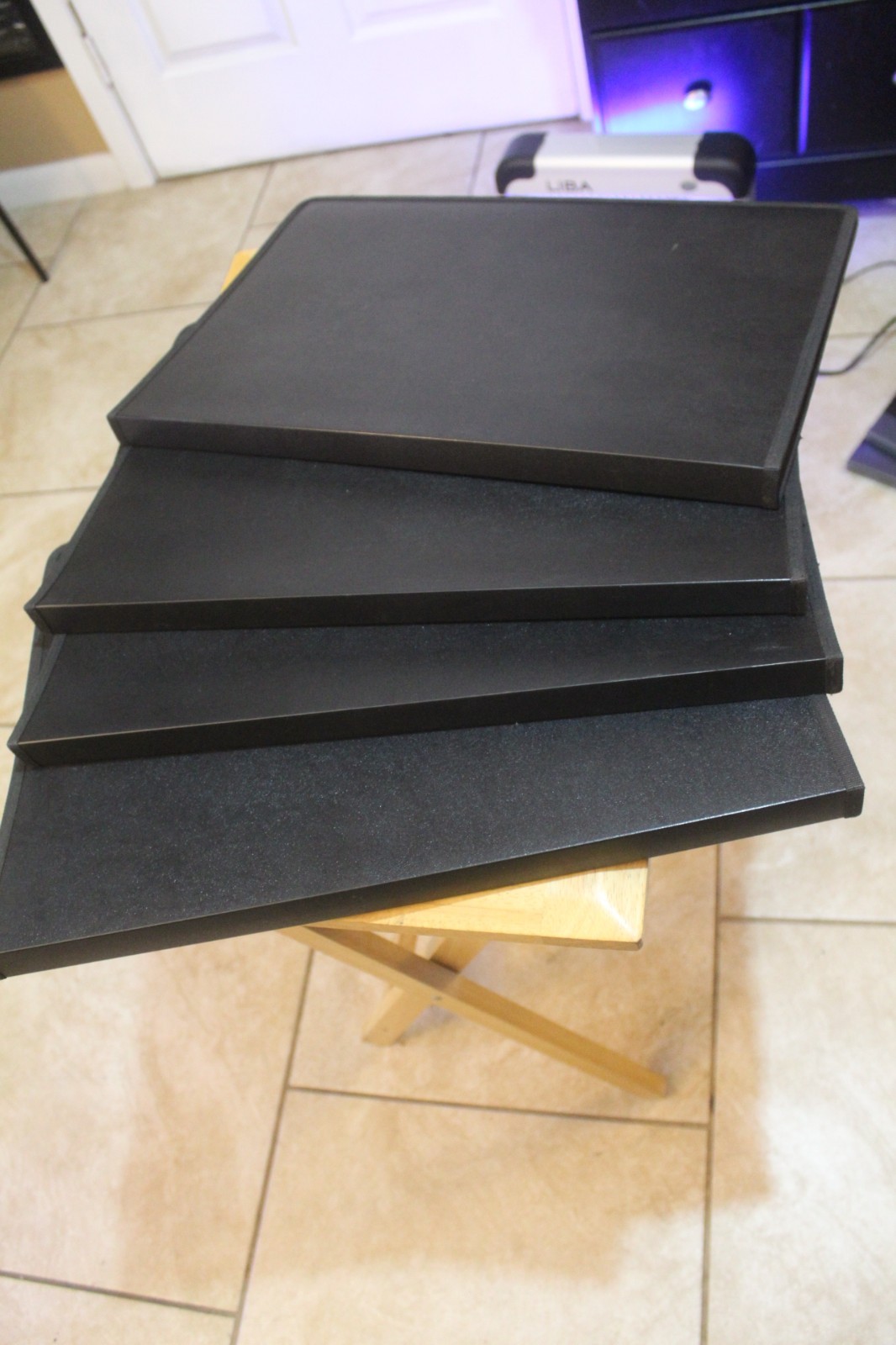 11x17 Art Portfolio Binder with 48 Pages Black Folder for Artwork Display