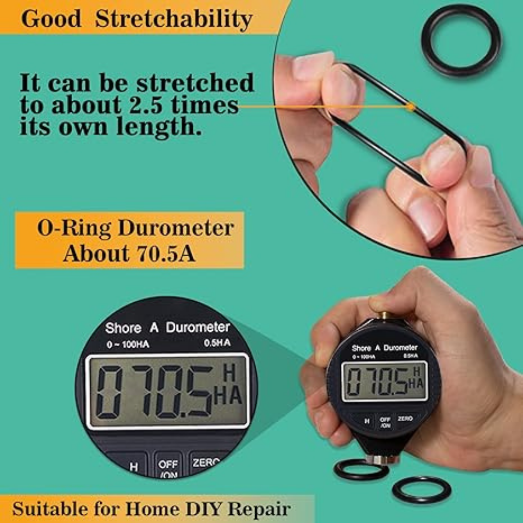 1020 Pcs O Ring Kit 20 Size Nitrile Rubber Oring Assortment Set for Car Auto Veh