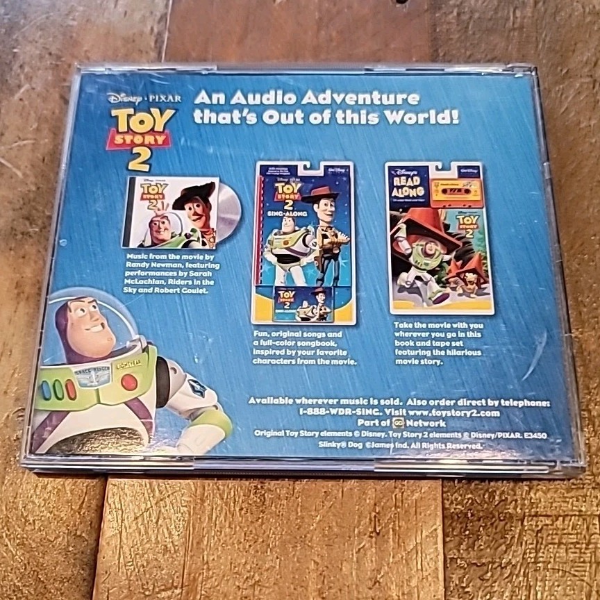 Disney Activity Center Toy Story 2 Program Manual CD ROM Educational Learning