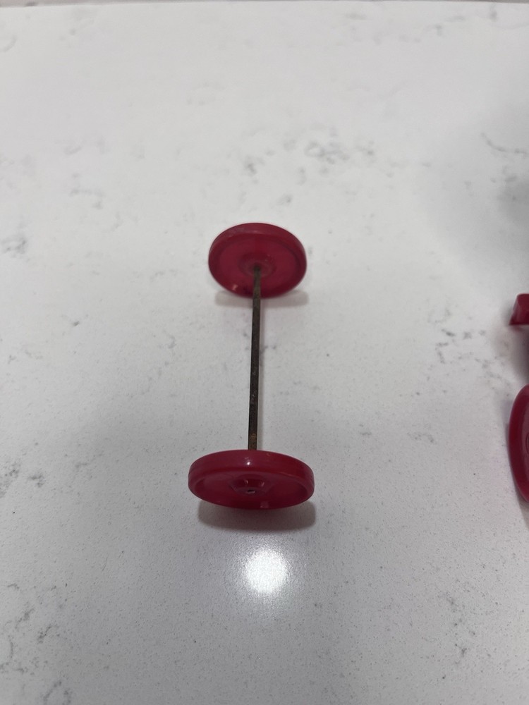 Vtg 1950's Very Rare Rosbro SOX Plastic Pull Toy