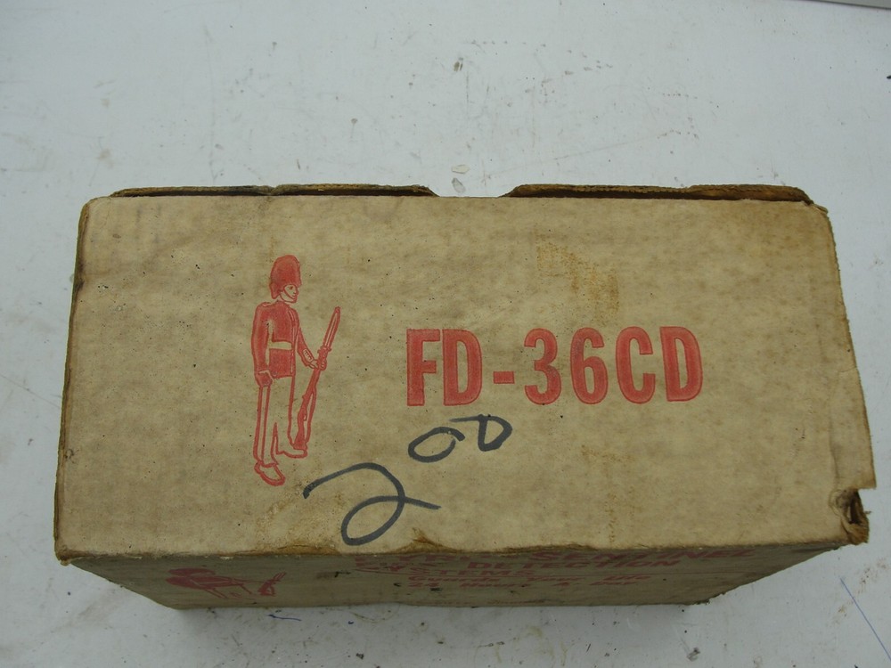 Pyro Sentinel Fire Detection Systems FD-36CD New Original Box Antique Detector